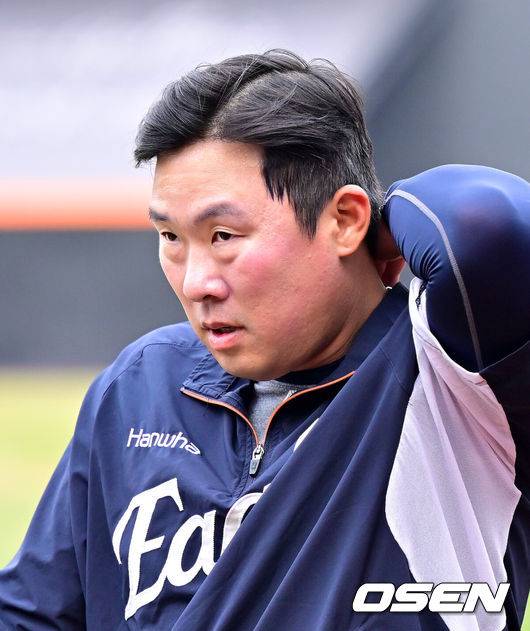 [OSEN=민경훈 기자] 한화 안치홍. 2025.04.03 / rumi@osen.co.kr
