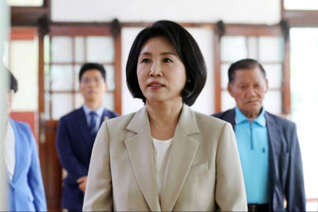 더불어민주당 이재명 대선후보의 배우자 김혜경 여사. 연합뉴스