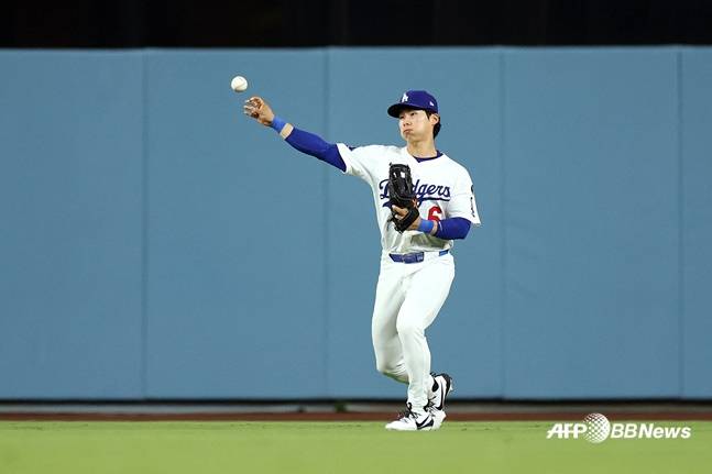 김혜성의 송구 모습. /AFPBBNews=뉴스1