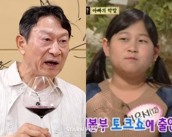 배우 김응수, 딸 은서 /사진=유튜브 채널 짠한형 신동엽, SBS 방송화면