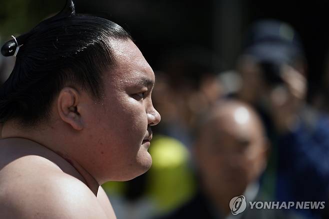 스모 선수 시절 하쿠호 쇼 [EPA 연합뉴스 자료사진. 재판매 및 DB 금지]