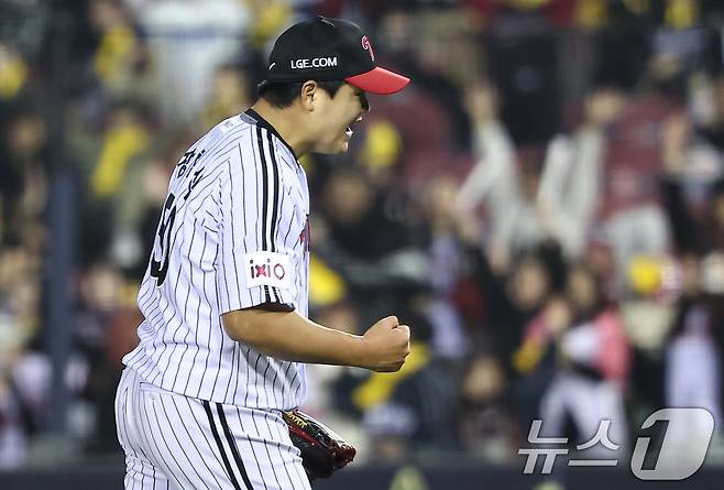 LG 트윈스 장현식. 2025.4.15/뉴스1 ⓒ News1 김도우 기자