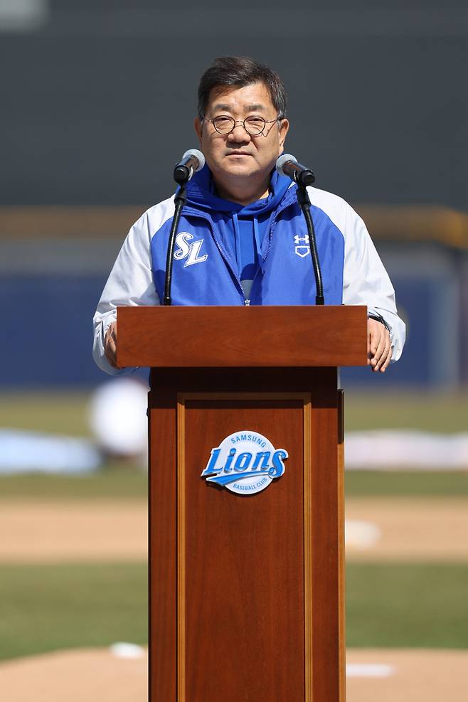 삼성 유정근 대표이사. 사진 | 삼성 라이온즈