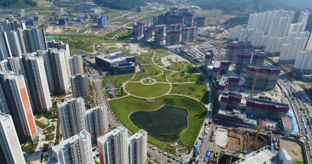 ▲ 원주시 지정면 가곡리 원주기업도시 전경.[강원도민일보 자료사진]