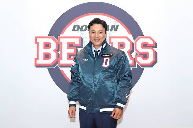 2022년 10월 두산과 3년 계약한 이승엽 감독. 두산