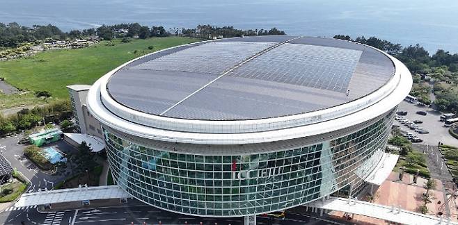 서귀포시 중문동 제주국제컨벤션센터(ICC JEJU)의 전경. 연합뉴스