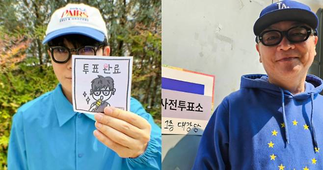 이승환, 김의성 SNS 갈무리