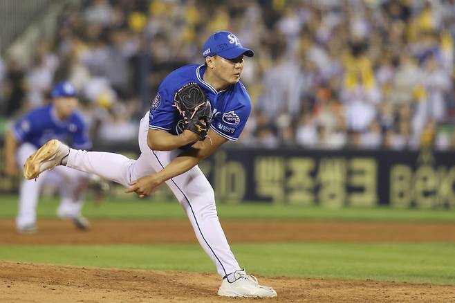 삼성 좌완 배찬승. 삼성 라이온즈 제공