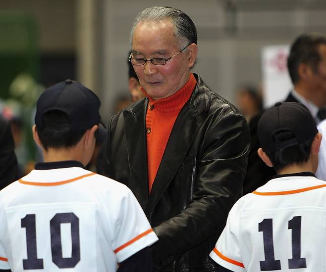 나가시마 시게오 요미우리 종신 명예 감독의 2008년 모습. Getty Images
