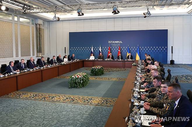 러·우크라 2차 협상 [타스=연합뉴스. 재판매 및 DB 금지]