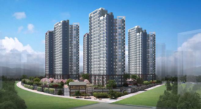 [투시도] '평택 고덕 A48블록 금성백조 예미지'