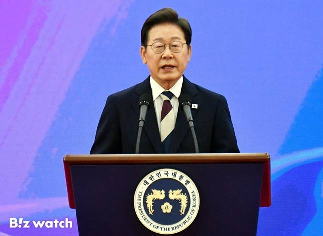 4일 서울 국회 로텐더홀에서 이재명 제21대 대통령 취임식이 개최되고 있다./사진=이명근 기자 qwe123@