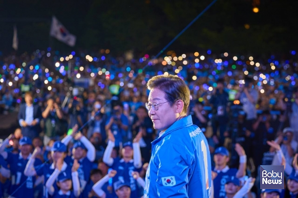 제21대 대통령선거에서 당선된 이재명 더불어민주당 후보. ⓒ더불어민주당 