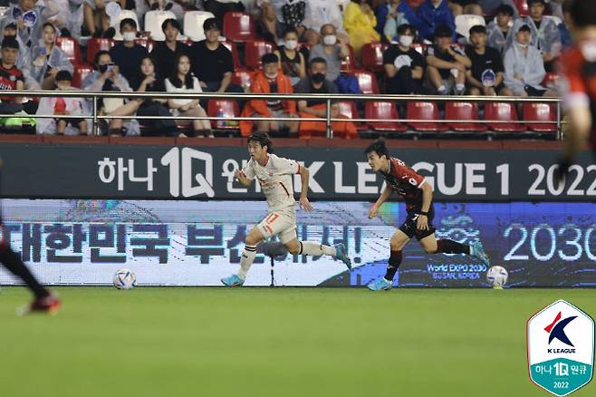 제주 시절 안현범. 사진=한국프로축구연맹