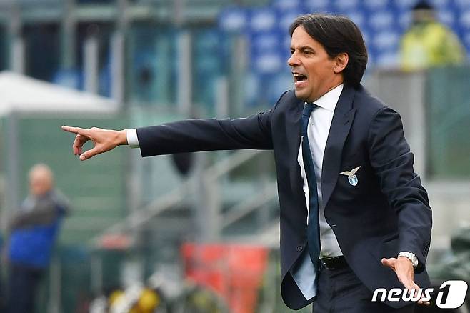 시모네 인자기 감독이 인터밀란 지휘봉을 내려놓는다.  ⓒ AFP=뉴스1