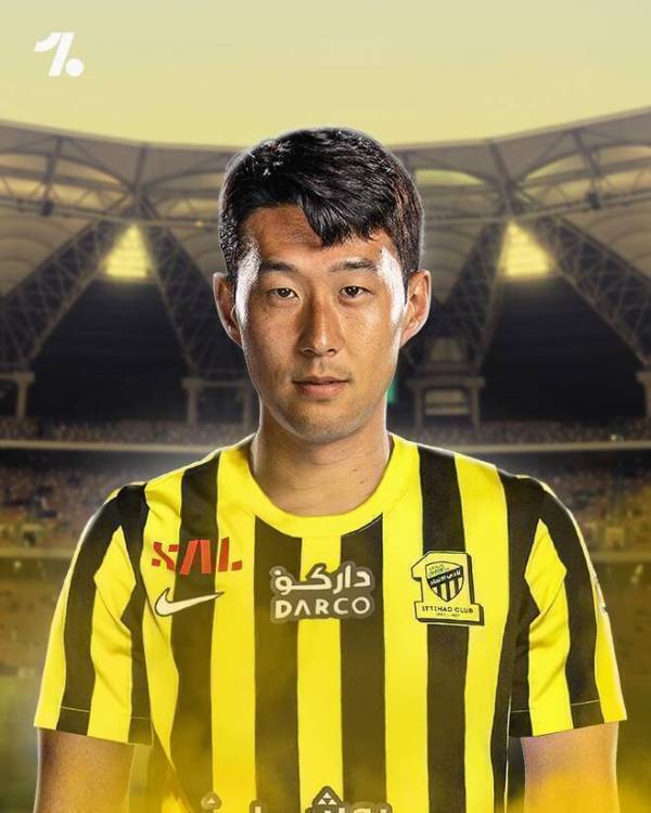 사우디아라비아 리그와 연결된 토트넘 홋스퍼 손흥민.&nbsp;사진┃onrfootball