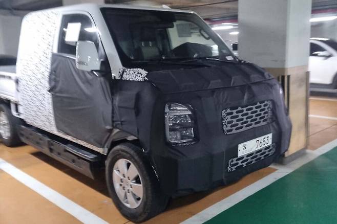 현대차 '포터 풀체인지' 테스트카 (출처 : 남차카페)