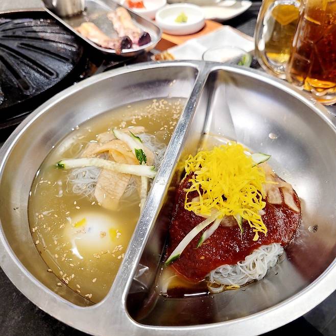 노총각 돼지갈비 혼밥