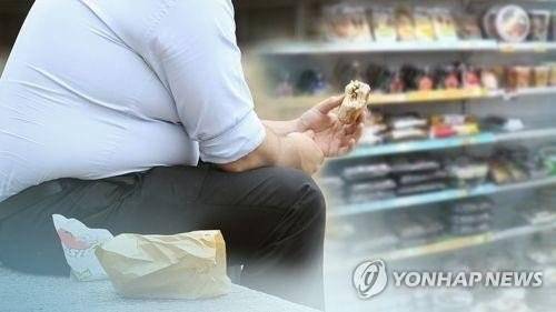 성인 비만 이미지. 연합뉴스 제공.