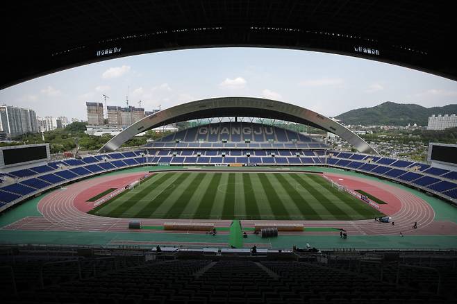 광주월드컵경기장 전경. 사진=프로축구연맹