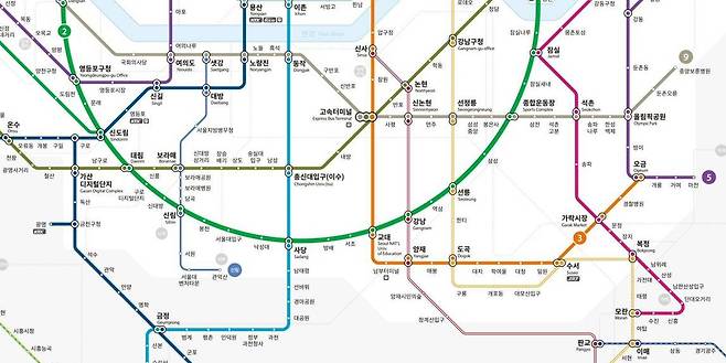 서울 지하철 신규 노선도 / 출처=KIPRIS