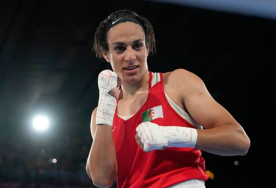 복싱 성별 논란의 중심에 선 이마네 칼리프. AP=연합뉴스