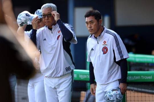 조성환 두산 감독대행. 사진[연합뉴스]