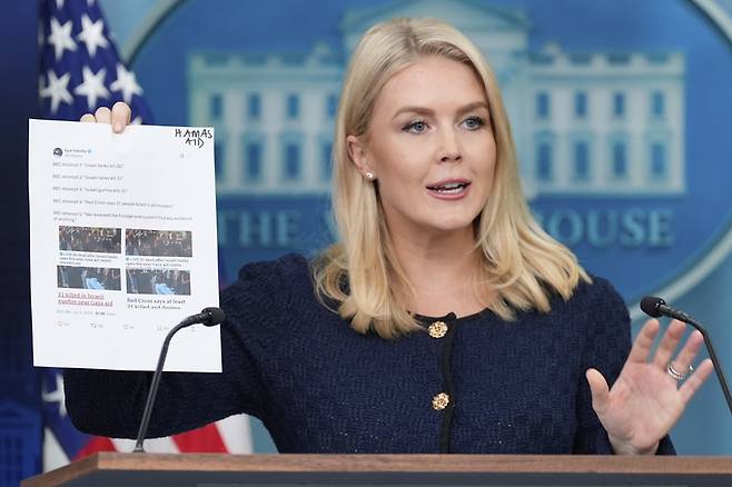 캐롤라인 레빗 미 백악관 대변인 / 사진=AFP 연합뉴스