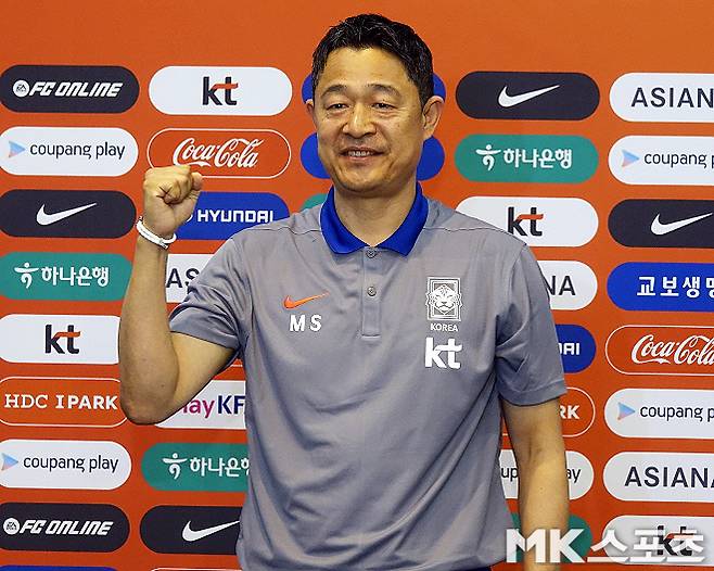 한국  U-22 대표팀 이민성 감독. 사진=이근승 기자