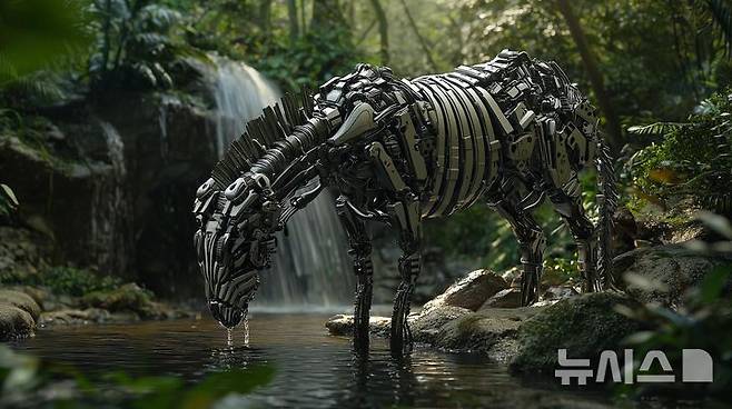 [제주=뉴시스] 제주AI국제필름페스티벌 대상 수상작 '에볼루션' 스틸컷. (사진=제주도 제공) photo@newsis.com