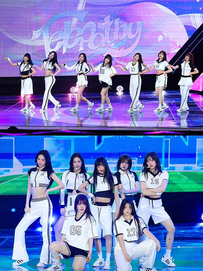 유스피어는 쇼케이스에서 타이틀곡 '줌'과 수록곡 '텔레파시' 무대를 선보였다. WM엔터테인먼트 제공