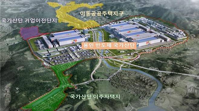 용인 반도체 국가산단 조감도