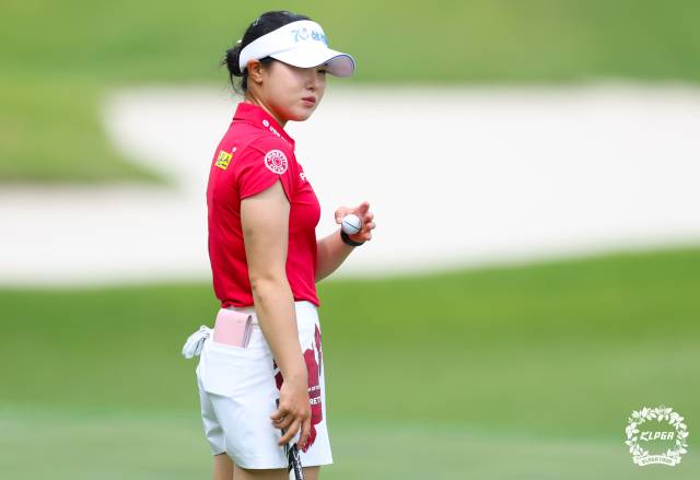 올해 버디 1위를 달리고 있는 고지우. 사진 제공=KLPGA