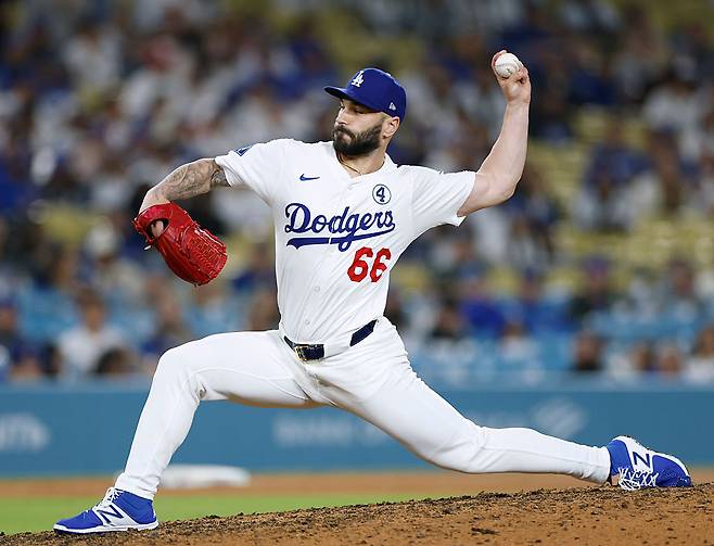 LA 다저스 좌완 불펜 태너 스캇. Getty Images코리아