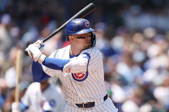 미국 메이저리그 시카고 컵스에서 뛰고 있는 일본인 타자 스즈키 세이야가 4일(한국시간)&nbsp;미국 워싱턴 D.C의 내셔널스 파크에서 열린 2025 메이저리그 워싱턴 내셔널스와의 원정 경기에서 시즌 53번째 타점을 기록, 메이저리그 전체 타점 공동 선두로 올라섰다. 사진 연합뉴스