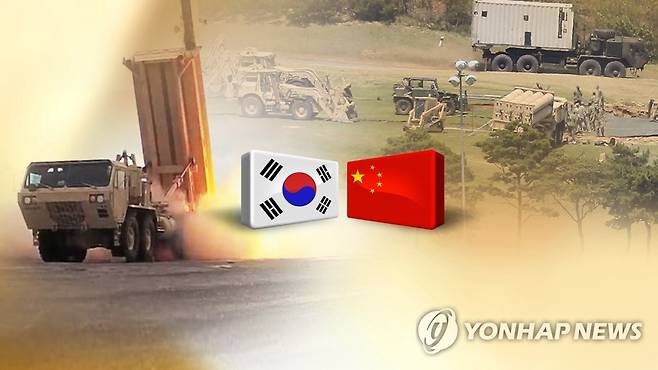 한중 사드 갈등(CG) [연합뉴스TV 제공]