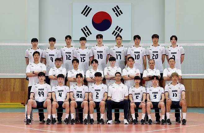 남자배구 국가대표팀  [대한배구협회 제공. 재판매 및 DB 금지]