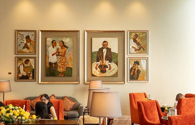 래플스 곳곳에서 만날 수 있는 예술품들 [사진/성연재 기자]