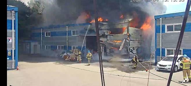 고양 일산동구 창고화재 [일산소방서 제공, 재판매 및 DB 금지]