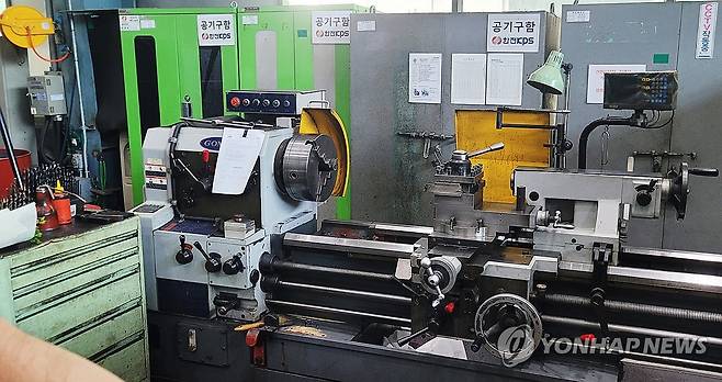 고(故) 김충현 노동자 작업장 (태안=연합뉴스) 충남 태안군 태안화력발전소에서 작업 도중 숨진 한전 KPS 하청업체 소속 비정규직 노동자 김충현(50) 씨의 작업 현장이 3일 오후 멈춰있다. 2025.6.3 [사망대책위 제공. 재판매 및 DB 금지] coolee@yna.co.kr