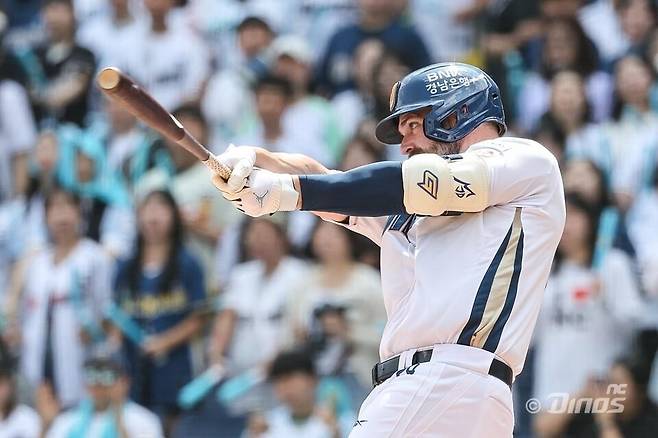 NC 데이비슨의 3일 경기 타격 모습.  [NC 다이노스 제공. 재판매 및 DB 금지]