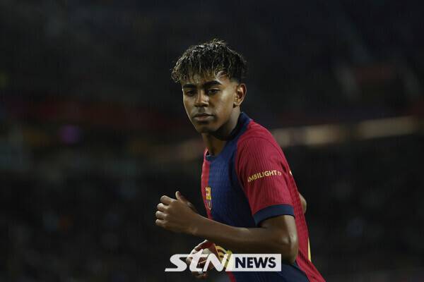 FC 바르셀로나 윙포워드 라민 야말. 사진┃뉴시스/AP