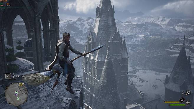 호그와트 레거시에서는 FHD 기준 110프레임, QHD 기준 60프레임 이상을 확보했다 / 출처=IT동아