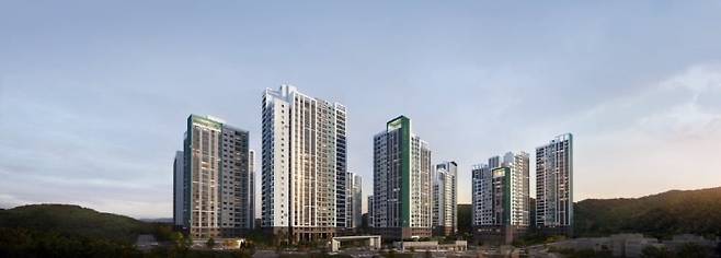 구미 푸르지오 엘리포레시티 투시도