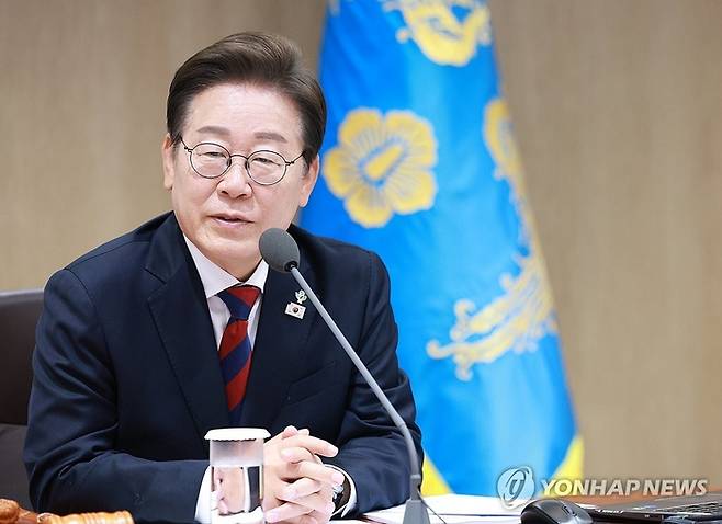 이재명 대통령이 5일 서울 용산 대통령실에서 열린 국무회의에서 발언하고 있다. [사진 = 연합뉴스]