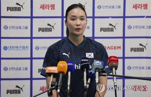 2022 항저우 아시안게임에 국가대표로 출전한 표승주  [연합뉴스 자료 사진]