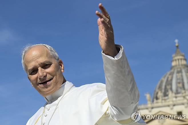 레오 14세 교황 [EPA 연합뉴스 자료사진. 재판매 및 DB 금지]