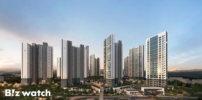 '신분평 더웨이시티 제일 풍경채' 투시도/자료=HMG그룹