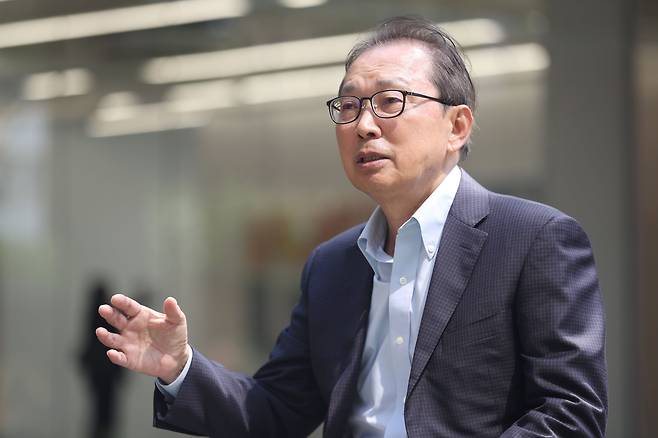 3일 오후 서울 중구 조선일보 본사에서 변양균 전 예산기획처 장관 및 정책실장이 본지와 인터뷰를 하고 있다. 2025.6.3 /박성원 기자