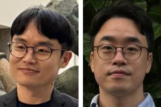 이동은 작가(왼쪽), 정이용 작가.